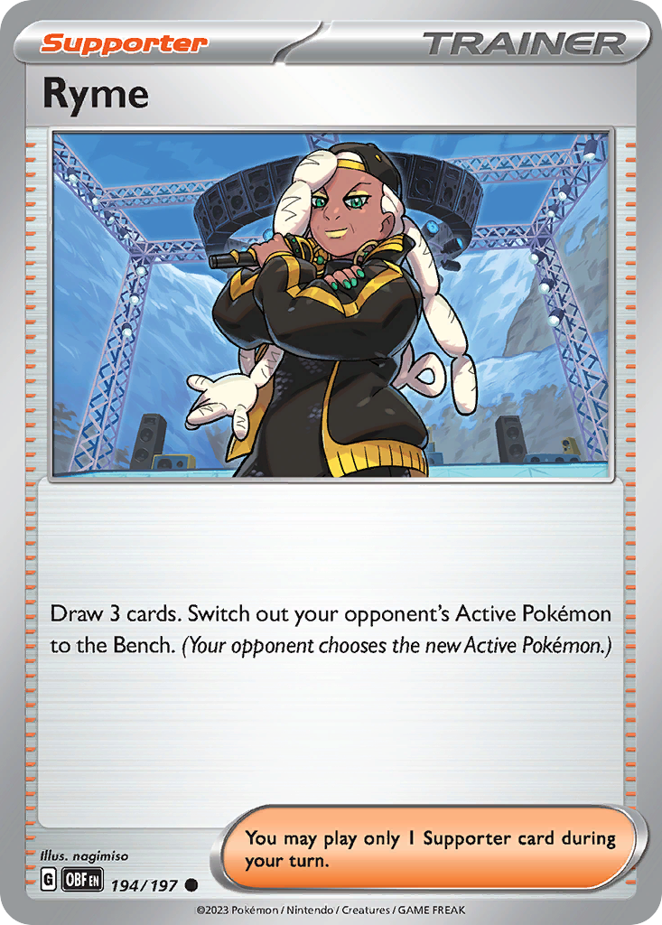 Obsidian Flames Ryme #194/197